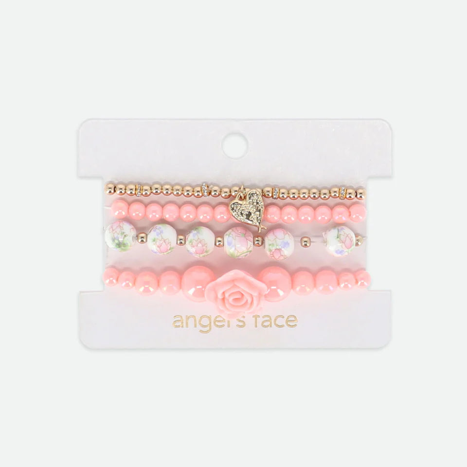 Peach Bracelet Set